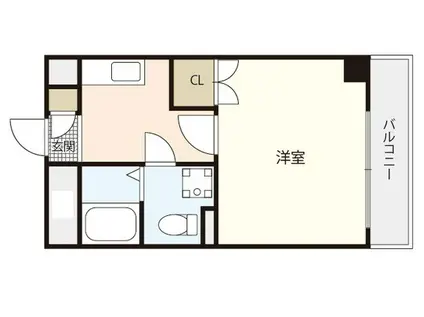 メゾン大須賀(1K/1階)の間取り写真