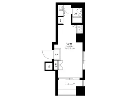 日神パレステージ南池袋(ワンルーム/8階)の間取り写真