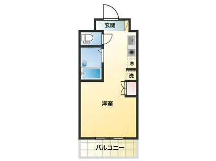 アックス横浜戸塚(1K/5階)の間取り写真