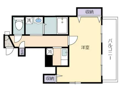 ウインドー金屋町(1K/9階)の間取り写真