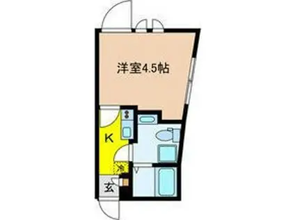 TIMELESSTOBUNERIMA(1K/3階)の間取り写真