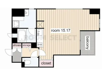 グラン・アベニュー栄(ワンルーム/2階)の間取り写真