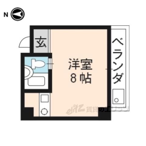 メゾンルアージュ(1K/5階)の間取り写真