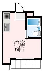 アドバンス恵我之荘(ワンルーム/3階)の間取り写真