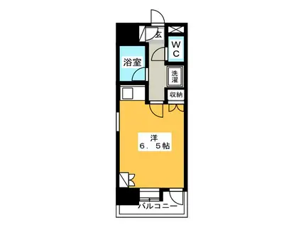 朝日プラザ博多VII(ワンルーム/7階)の間取り写真