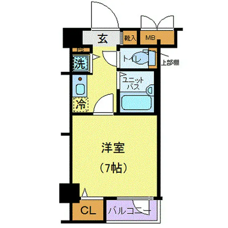 ドルチェ代々木 2階階 間取り