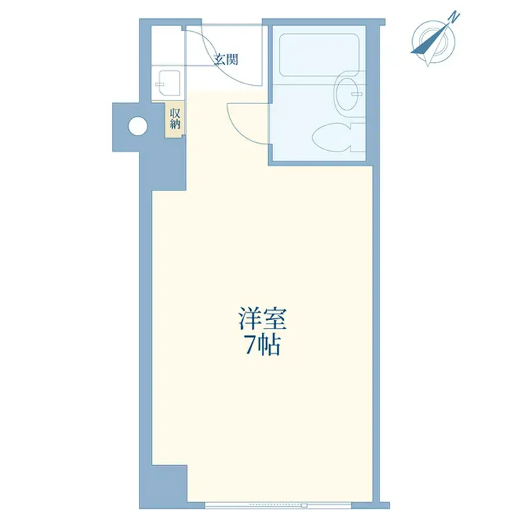 六本木ユニハウス 4階階 間取り