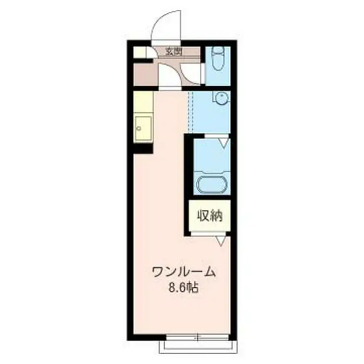 メルヘン 1階階 間取り