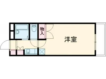 ガジェットハウスIII(ワンルーム/3階)の間取り写真