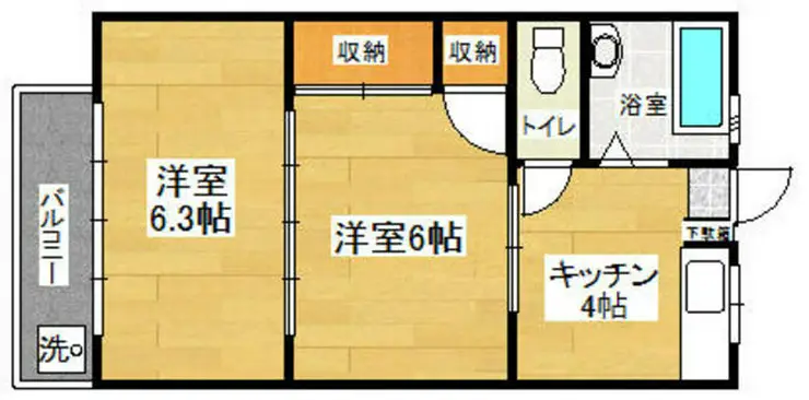 フェリーチェ吉祥寺 2階階 間取り