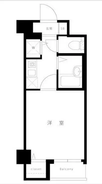 ドルチェ代々木 3階階 間取り