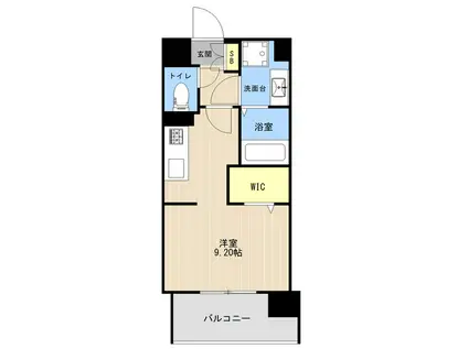 LIBTH新水前寺(ワンルーム/3階)の間取り写真