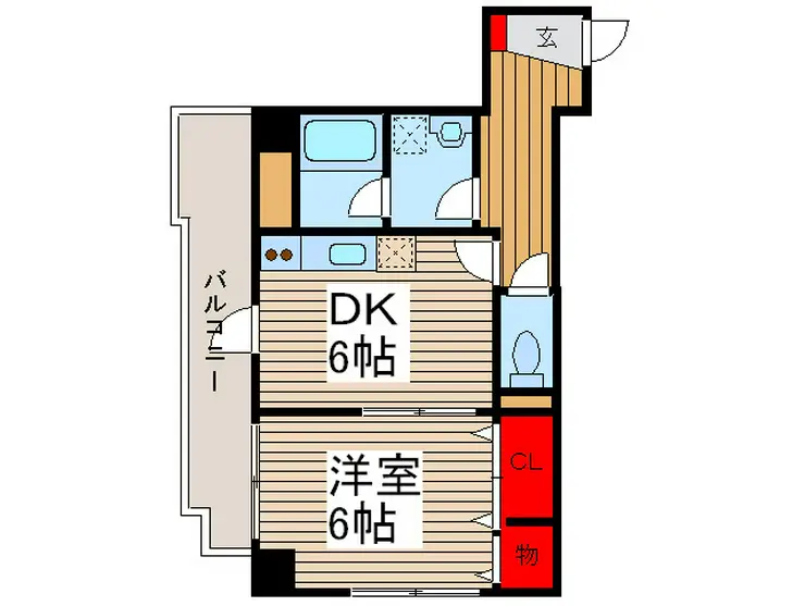 ロイヤルクマイ 3階階 間取り