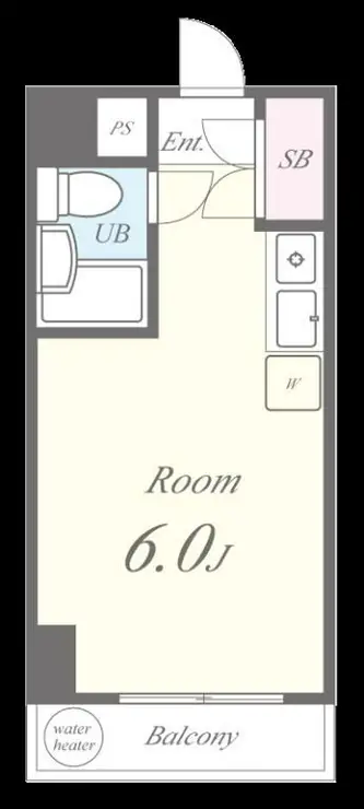 セジュール田町 8階階 間取り