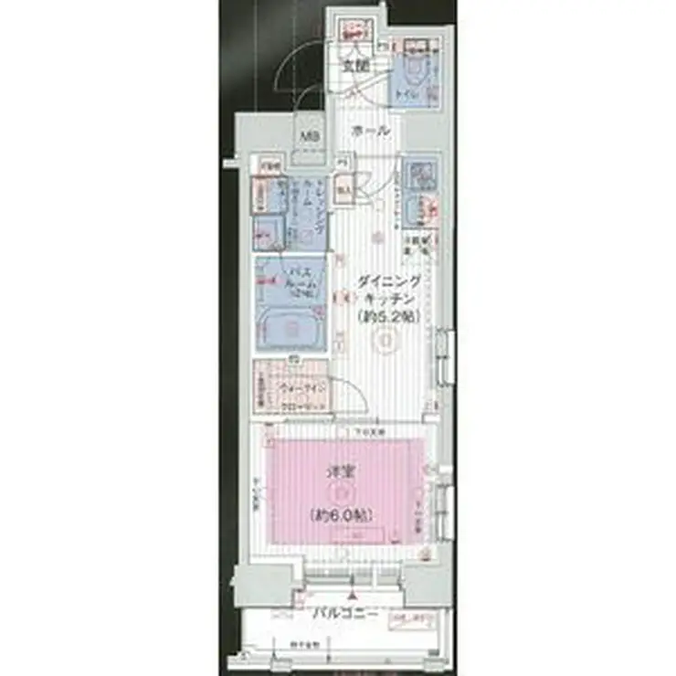エステムプラザ芝公園 13階階 間取り