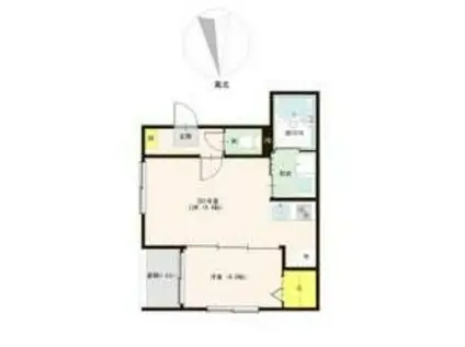 NEST TOMIZAWA(1LDK/1階)の間取り写真