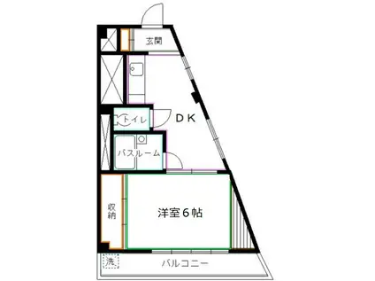 シャトル吉祥寺(1DK/3階)の間取り写真