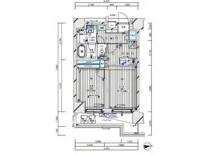 メインステージ八広II(1LDK/6階)の間取り写真