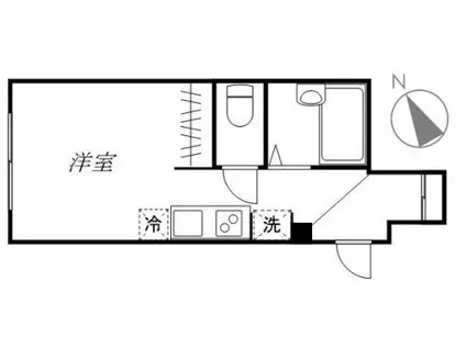 REBERTY板橋本町(ワンルーム/3階)の間取り写真