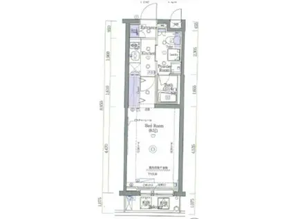 ヴォーガコルテ蒲田(1K/4階)の間取り写真