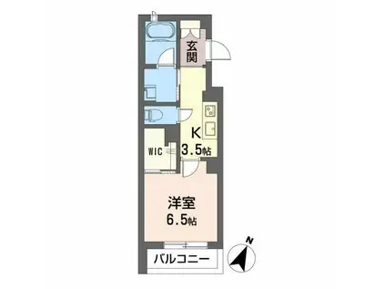 シャーメゾンSUSENJI(1K/3階)の間取り写真