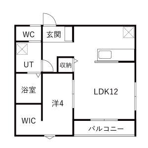BRILLER F(1LDK/2階)の間取り写真
