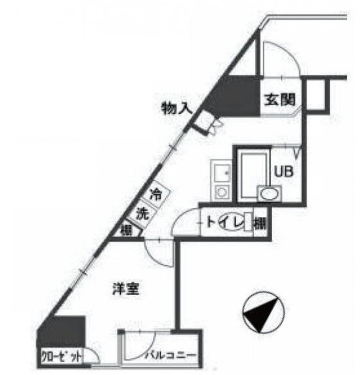 アーバイル池袋イースト(1K/5階)の間取り写真