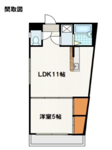 レンツェン松庵(1LDK/3階)の間取り写真