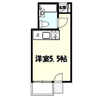 シャルマン文京千駄木(ワンルーム/4階)の間取り写真
