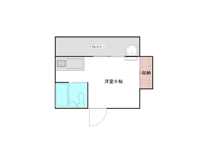 ブリランテ朝霞台(ワンルーム/4階)の間取り写真
