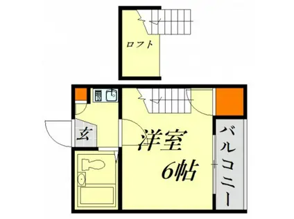 SAKURAレジデンス(1K/1階)の間取り写真