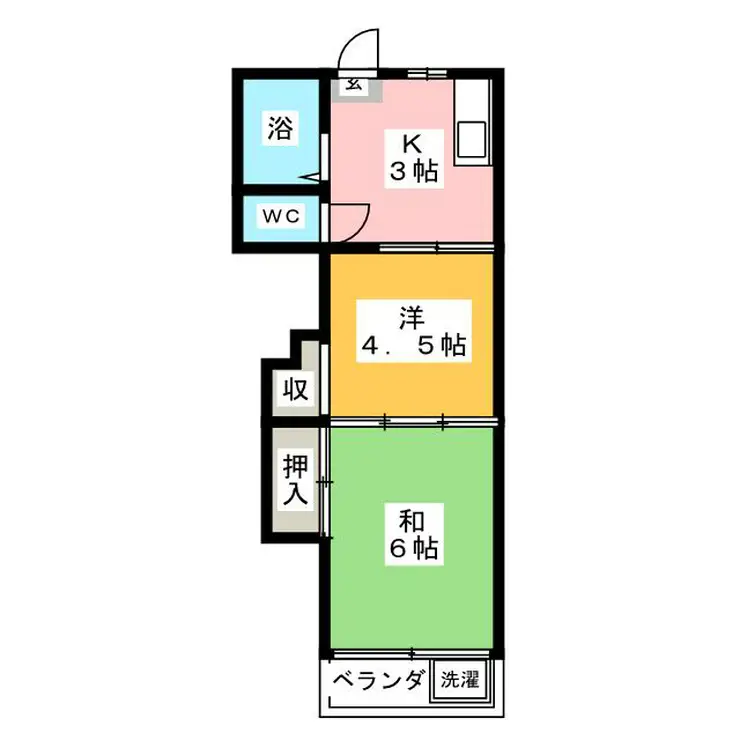 田口ホーム 1階階 間取り