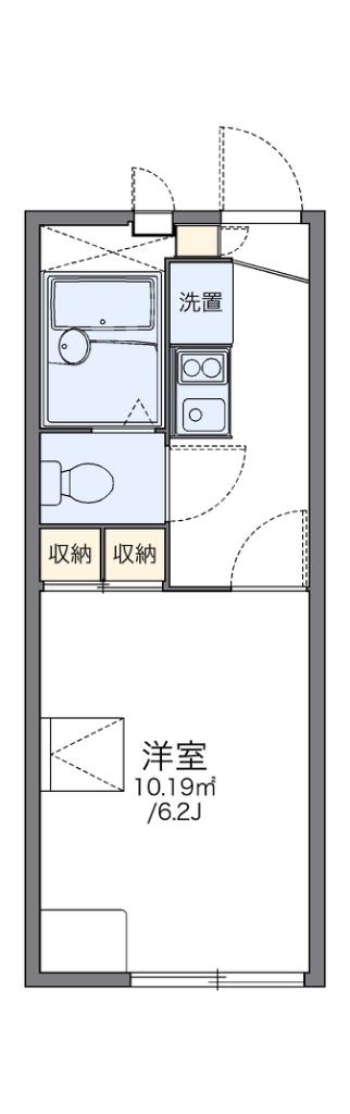 レオパレスHOTARUGAIKE(1K/2階)の間取り写真