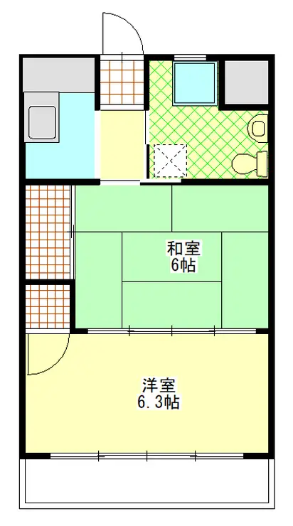 ブラン・ブルー湘南East 4階階 間取り