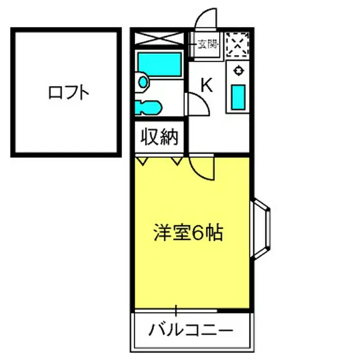 シュロス大泉 2階階 間取り
