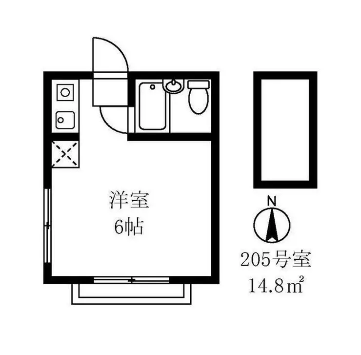 ラ・カシータ久が原 2階階 間取り