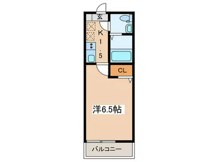 アザーレ・ソラ淵野辺(1K/3階)の間取り写真