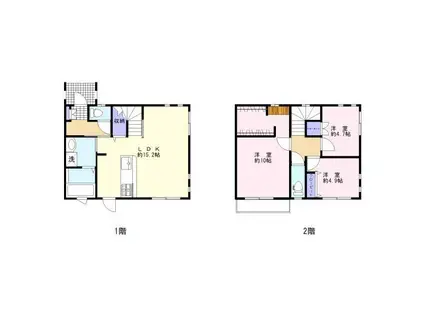 THE PEARL六ツ門南(3LDK/1階)の間取り写真
