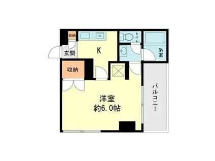 白木原ロイヤルハイツ(1K/2階)の間取り写真