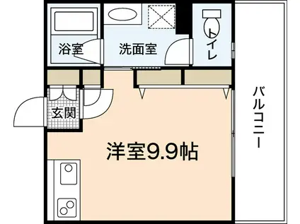 DOLCE CENTRO(ワンルーム/6階)の間取り写真