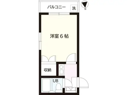 セント・メゾン小松川(1K/1階)の間取り写真