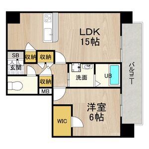 CASA FELICE(1LDK/2階)の間取り写真