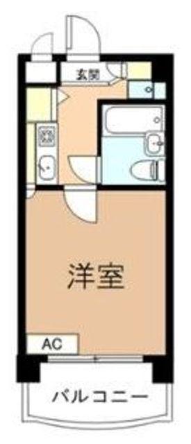HEARTY亀戸(1K/9階)の間取り写真