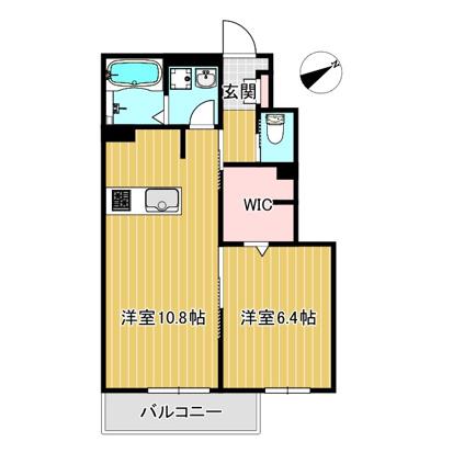 アルヴァ.エー(1LDK/1階)の間取り写真
