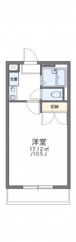 レオパレス源(1K/1階)の間取り写真