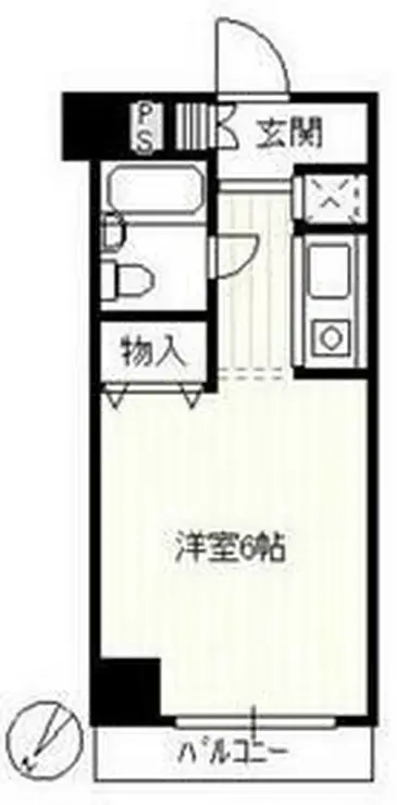 コスモ西八王子 11階階 間取り