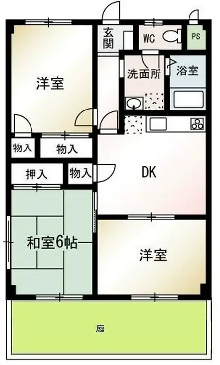 タイワード朝志 1階階 間取り