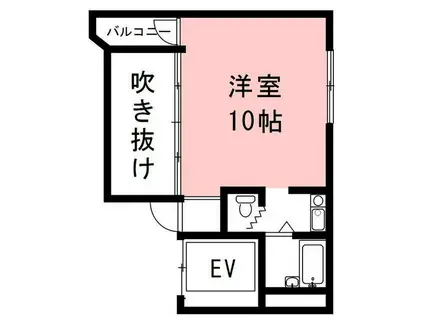 ホリックスピア(ワンルーム/2階)の間取り写真