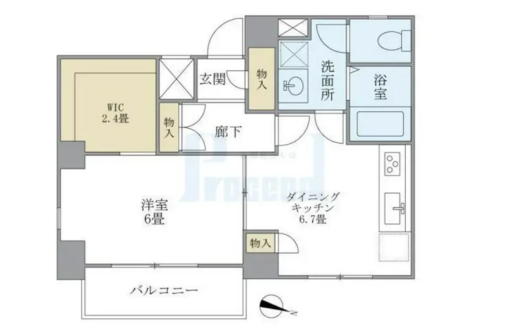 スターハイム 7階階 間取り