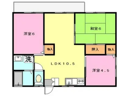 ＪＲ東海道本線 袋井駅 徒歩29分 2階建 築29年(3LDK/2階)の間取り写真